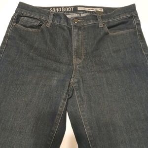 DKNY Men's Bootcut Jeans - Deep Blue